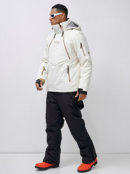 Горнолыжный костюм Leifensh 389Bl мужской анорак зимний белый  фото 8