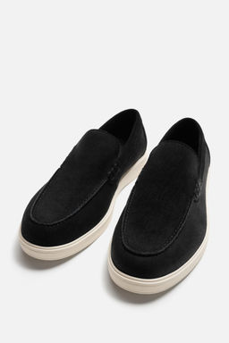 CASUAL LEATHER LOAFERS - Zara фото 4