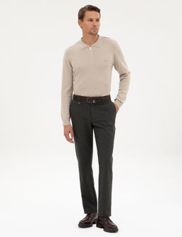 Haki Slim Fit Kuma_ Pantolon - Pierre cardin фото 3