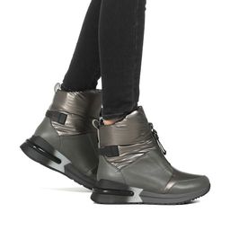 Женские дутики TENDANCE Артикул 2497006, серо-зеленый