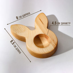 Пасхальный набор Adelica, менажница, подставка под яйцо, термонаклейки на 7 яиц, 22?18 см  фото 3