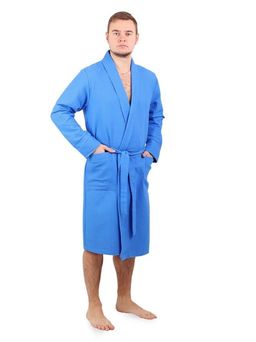 Вафельный халат воротник ШАЛЬ универсальный - Ашматекс фото 29