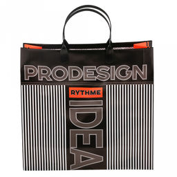 Пакет подарочный мягкий пластик с пластиковой ручкой 30х30см Ритм, 150 мкм, ламинированный (Россия) - Домашняя Мода фото 2