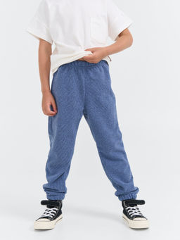 Джоггеры Деним из фактурного флиса - Bungly фото 2