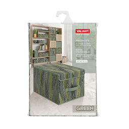 Короб стеллажный с крышкой, большой, 30*40*25 см, GREEN, шт - Valiant фото 8