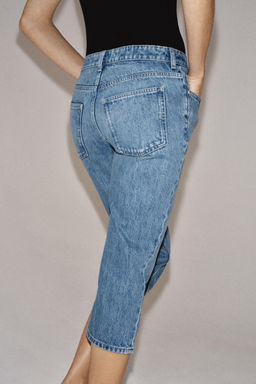 JEANS ZW COLLECTION CAPRI TIRO MEDIO / Azul - Zara фото 3