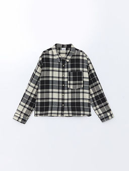 Ekose K?z ?ocuk G?mlek Ceket