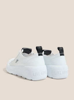 Женские кеды LOVE MOSCHINO RACE LOVE Артикул 4562552, белый  фото 5