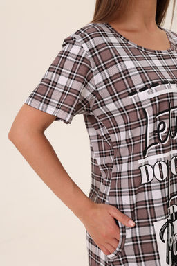 Туника женская Уют эдем на коричневом - Амадэль фото 6