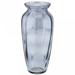 Ваза для цветов стеклянная "Мальвина" 4л, д14,8см, h28,5см, малая, "Лазурный Прованс" (Россия)