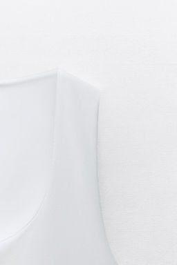 POLYAMIDE TOP WITH WIDE STRAPS - Zara фото 29