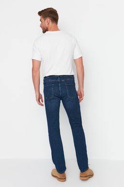TRENDYOL MAN Lacivert Esnek Kumas Regular Fit Jeans Kot Pantolon TMNAW23JE00036 - Trendyolmilla фото 5