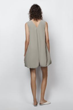 VESTIDO ABULLONADO ZW COLLECTION LIMITED EDITION / Gris - Zara фото 3
