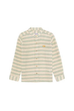 Рубашка цвета морской волны с длинным рукавом для мальчика - U.s. polo assn фото 3