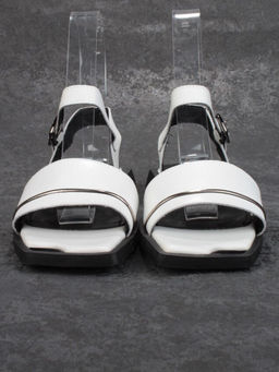 08-PEY183-1 WHITE Босоножки женские (натуральная кожа)