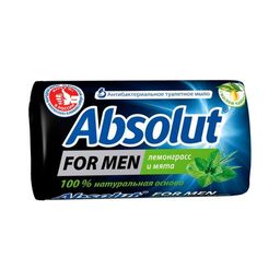 АБСОЛЮТ CLASSIC For men антибакт.мыло 90гр Лемонграсс и мята