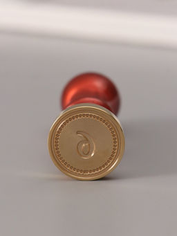 Печать для сургуча с пластиковой ручкой «Классика цифра 6», 2.5×2.5×6.3 см