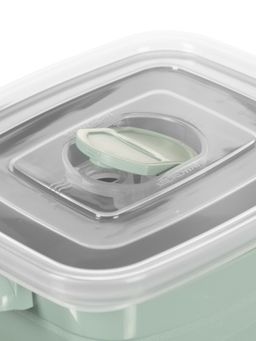 Контейнер для СВЧ зеленый 0.5л прямоугольный