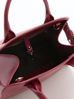 Женский тоут CALZETTI ASHLEY MINI Артикул 4527343, бордовый  фото 3