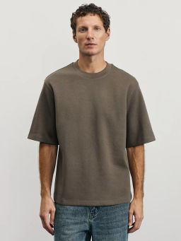 Футболка из смесового хлопка / Zarina  фото 3