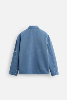 PAINT SPLATTER OVERSHIRT - Zara фото 8