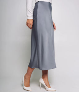 Юбка #КТ2103, серый