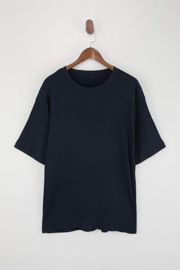 Kahverengi Dusuk Omuz Regular Fit Dokulu T-Shirt TMNSS26TS00005 - Trendyolmilla фото 7