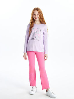 Bisiklet Yaka K?z ?ocuk Ti??rt - Waikiki фото 4