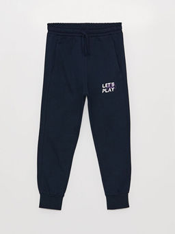 Beli Lastikli Bask?l? Erkek ?ocuk Jogger E?ofman Alt?