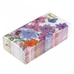 Салфетки бумажные "Bouquet Original de Luxe" 33х33см, 2-х слойные, 20 штук в упаковке, 100% целлюлоза, "Чудесный букет" (Россия)