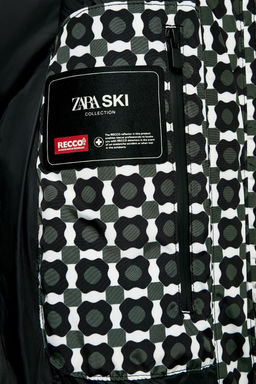 HOODED WATER-RESISTANT WINDPROOF DOWN JACKET RECCO® TECHNOLOGY SKI COLLECTION - Zara фото 28