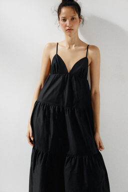 PANELLED MIDI DRESS - Zara фото 3