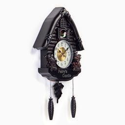 Часы настенные интерьерные большие с кукушкой «Белочки», плавный ход, 67х37х13 см