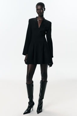 MINI DRESS WITH SHOULDER PADS