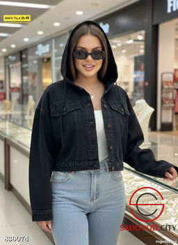 Джинсовая куртка с рисунком на спине