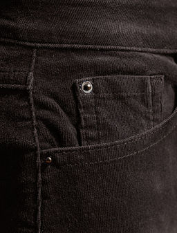 Брюки из эластичного микро-вельвета