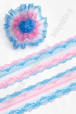 Кружево 4,2 см*50 ярд, с переходом цвета (SF-6036) №12