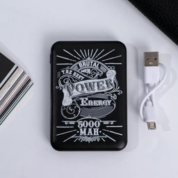 Подарочный набор: флеш-карта, ежедневник, внешний аккумулятор 5000 mAh For men, 21.5×21.5 см
