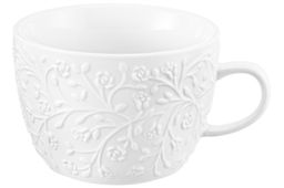 Чашка для капучино и кофе латте 500 мл 15*12,8*8,5 см Веточки-цветочки+ дерев. подставка - Elan gallery фото 13