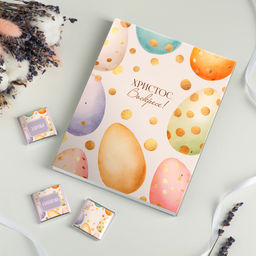 Набор 12 шоколадок "Христос Воскресе! (яйца)"