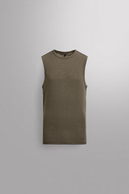 CAMISETA TANK PRIMERA CAPA GRAVEL / Gris topo