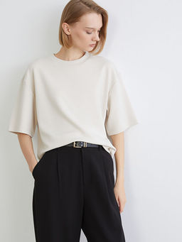 Bisiklet Yaka Kad?n Ti??rt