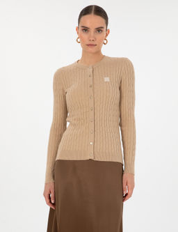 Bej Melanj Ex. Slim Fit Triko H_rka