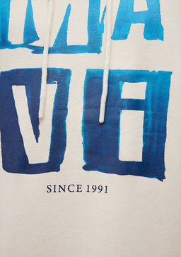 Mavi Bask?l? Beyaz Sweatshirt  фото 7