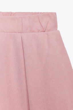 WASHED-EFFECT INTERLOCK TROUSERS - Zara фото 7