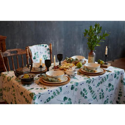 Скатерть «Доляна. Эвкалипт», 180×144 см, 100% хлопок, 164 г/м²