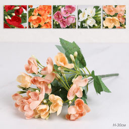 Цветок искусственный Букет яблоневый цвет 30см арт. ZJ3175 (735541)