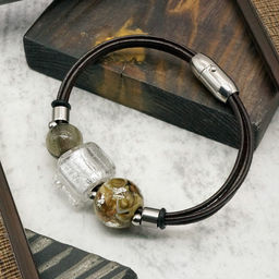 Браслет из муранского стекла