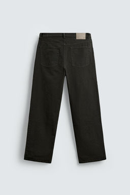 TEXTURED STRAIGHT-LEG TROUSERS - Zara фото 8