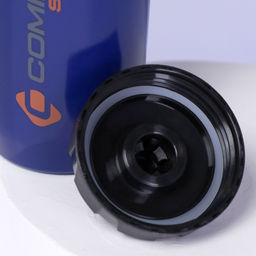 Бутылка велосипедная COMIRON RACE1 гоночная, силиконовый клапан +уплотнитель, пищевой PP, BPA-free, цвет Dark Blue 550ml - Галеонтрейд фото 3